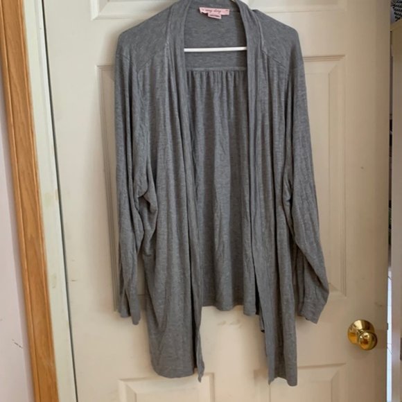Pennington grey open cardigan 3x - Picture 1 of 4